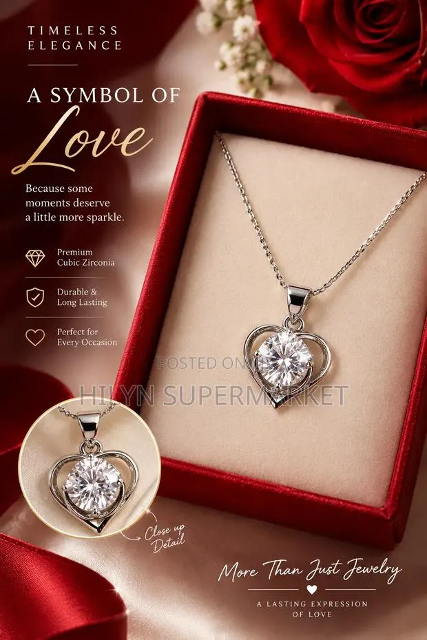 Silver Love Necklace · Photo 1