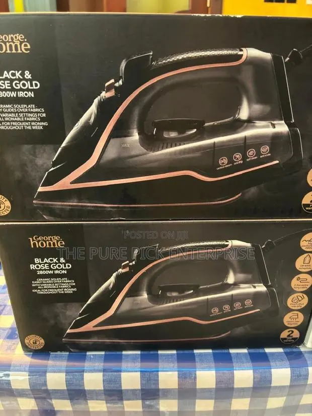 Premium Home Black 2800W Steam Iron From UK · Photo 1