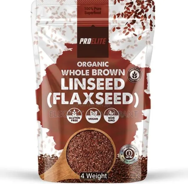 Whole Brown Linseed Flaxseed, High in Fibre and Rice in Omega 3 · Photo 1