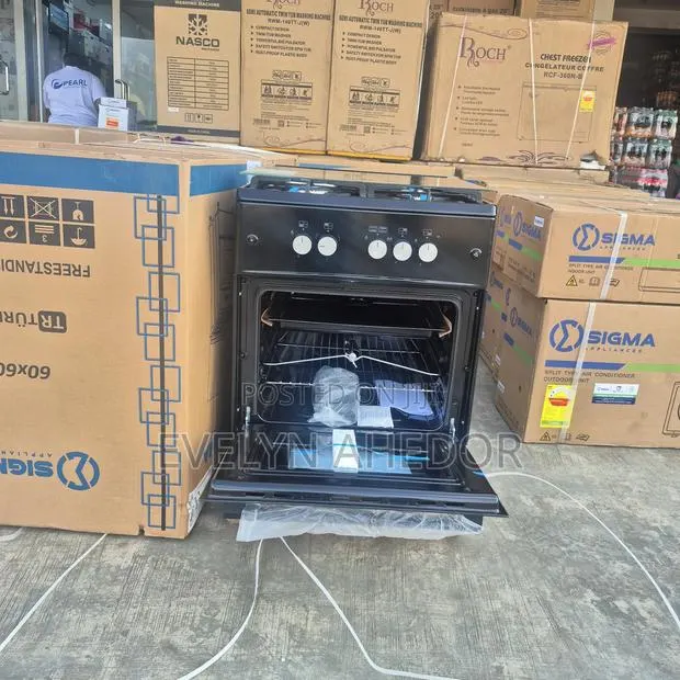 Electric Sigma Gas Cooker Brande With 1 Electric Hot Plate for Sale · Photo 1