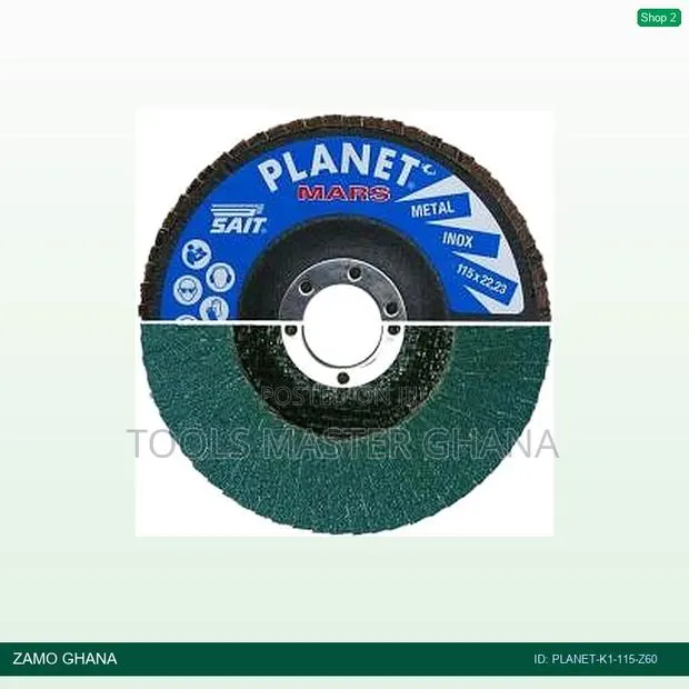 Flap Disc Planet 115mm Z60 - Planet--115-Z60 · Photo 1