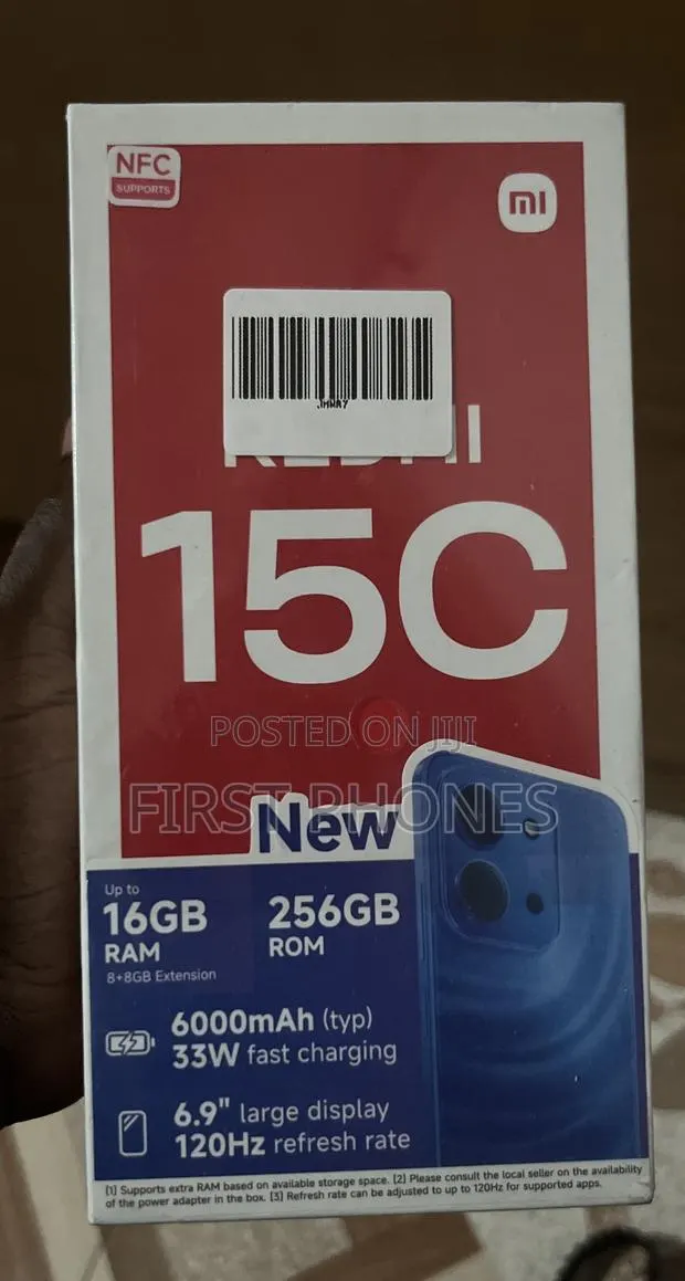 New Xiaomi Redmi 15C 256 GB Black · Photo 1