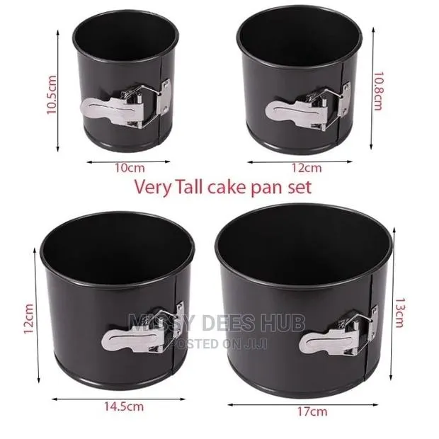4pcs Tall Cake Pan Set · Photo 4