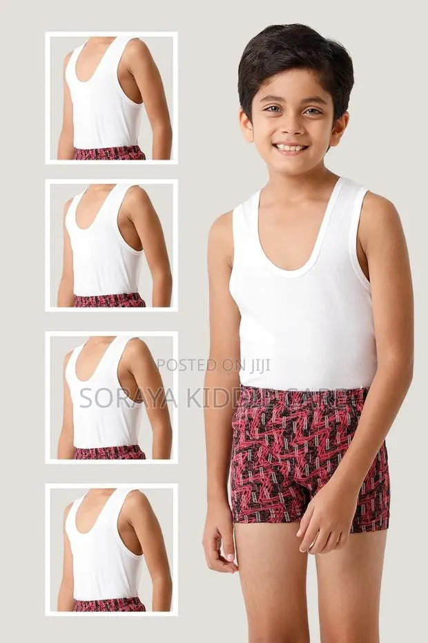 Boys White Vest · Photo 1