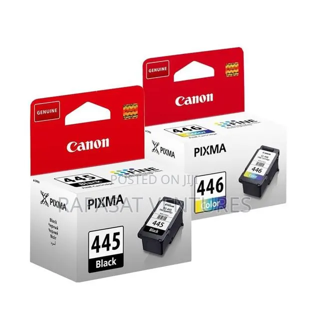 Canon Pg-445/Cl-446 Ink Cartridge Black- ¢240 | Color- ¢240 · Photo 1