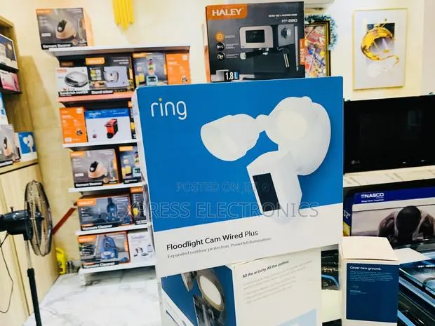 Get a New Ring Floodlight Cam Wired Plus, Outdoor or Business Securit · Photo 1