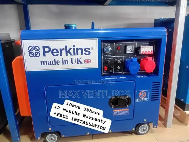 10kva Diesel Perkins 3phase Generator Dependable 3phase · Photo 1