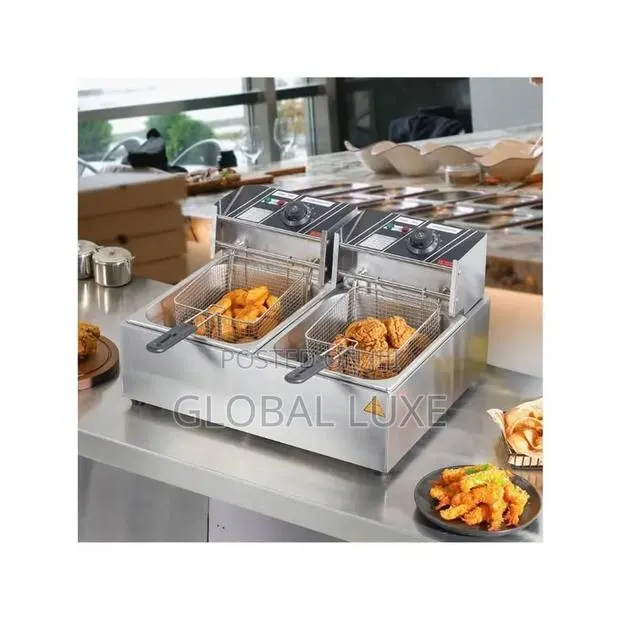 Double Deep Fryer – Dual Basket Electric Frying Machine · Photo 1