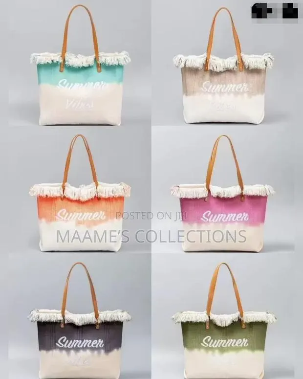 Summer Vibes Canvas Tote Handbag for Women · Photo 1