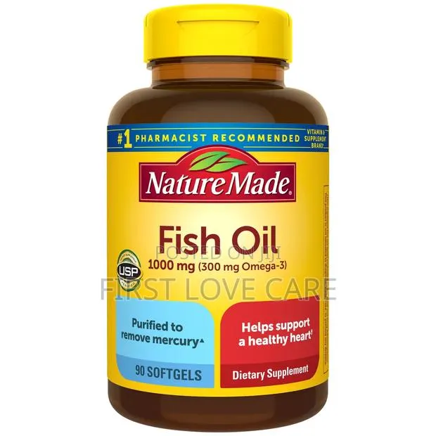 Nature Made® Fish Oil Provides 1000 Mg (300 Mg Omega-3) 90 Softgel · Photo 1