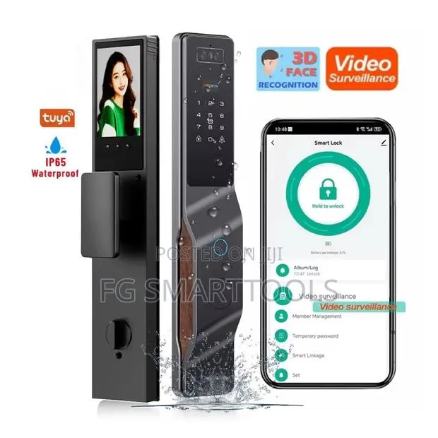 Door Lock Facial Recognition Biometric Smart Lock · Photo 1