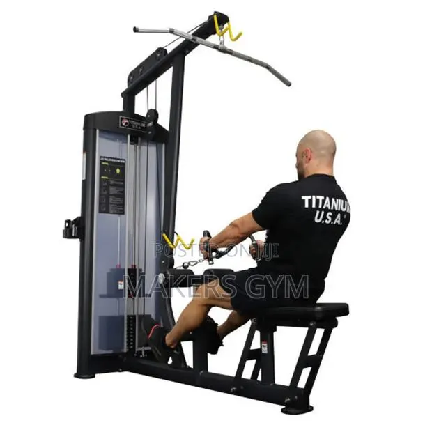 Lat Pulldown and Seated Row Machine (Heavy -Duty) · Photo 1