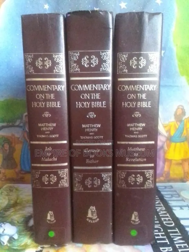 Matthew Henry Bible Commentary 3 Vol. Set With the Jewish Calendar · Photo 1