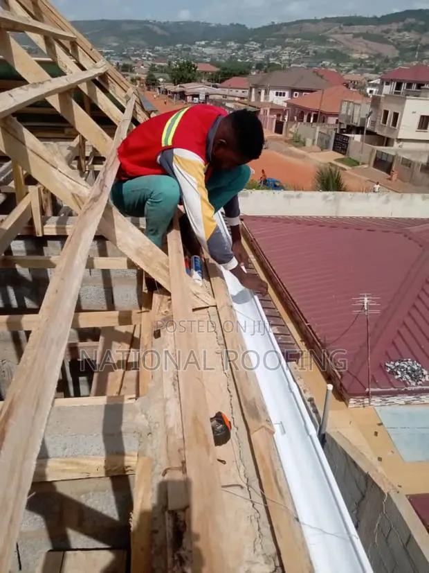 PVC Stone Coated Roofing Installation · Photo 1