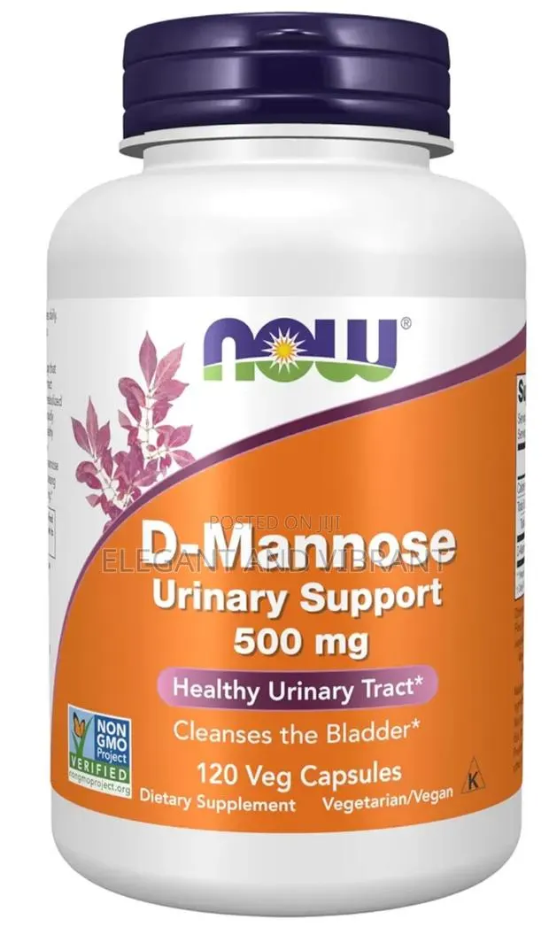 D-Mannose 500 Mg, Healthy Urinary Tract*, 120 Veg Caps · Photo 1