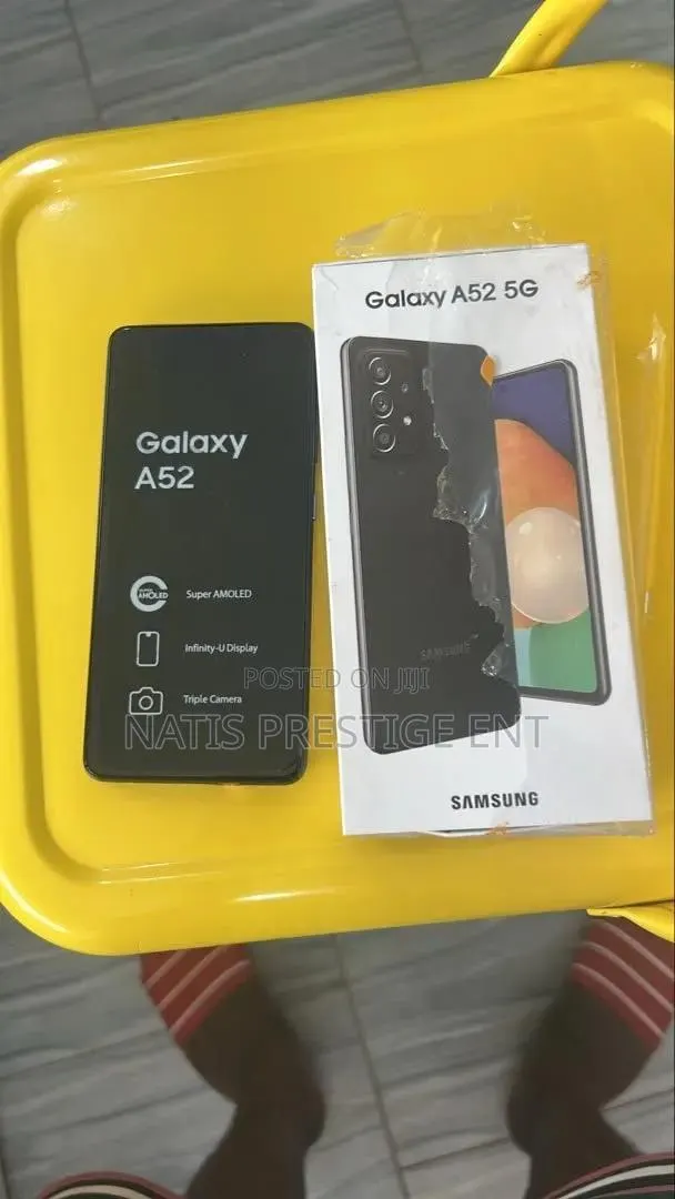 New Samsung Galaxy A52 128 GB Black · Photo 1