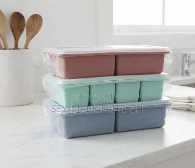Silicone Soup/Stew Freezer Tray With Cover · Photo 1