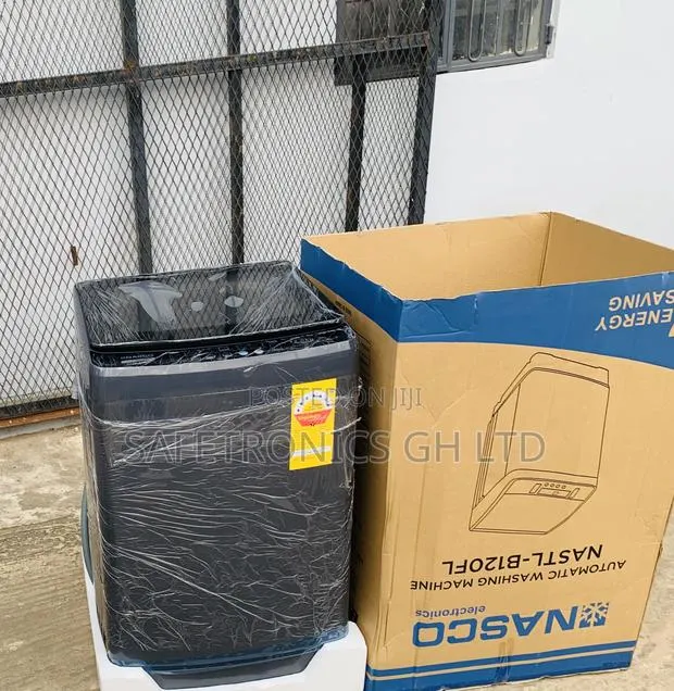 Buy Full Automatic WashElite 12kg TopLoad Grey Nasco WashingMachine · Photo 1