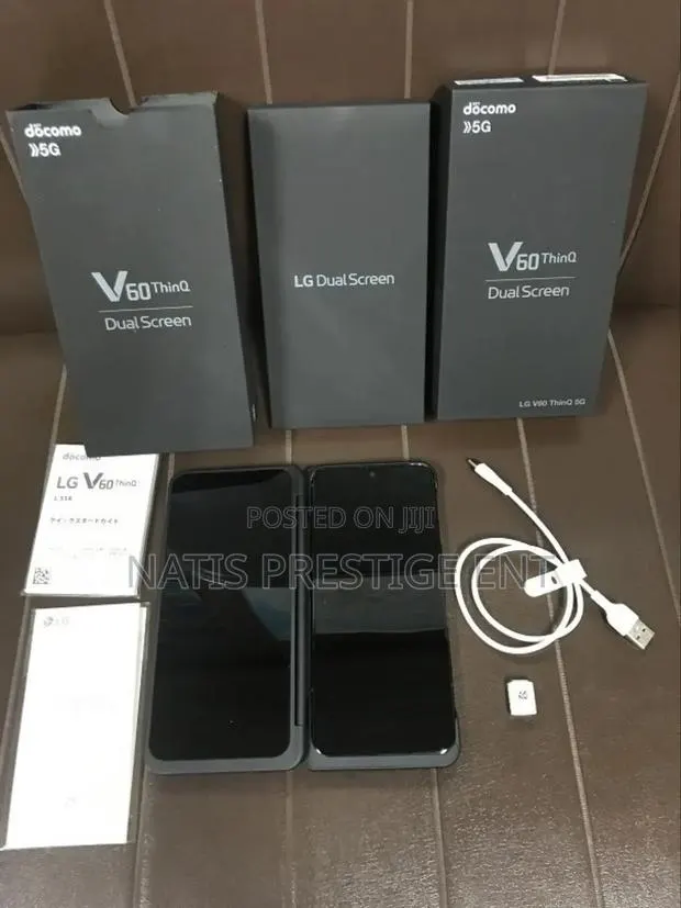 New LG V60 ThinQ 5G 256 GB Black · Photo 1