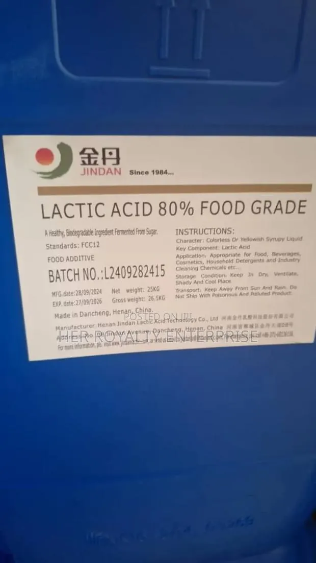 Lactic Acid 80%Food Grade · Photo 1