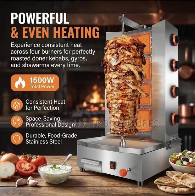 Brand New 4 Burner Shawarma Machine · Photo 1