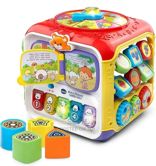 Children Kids Vtech Sort and Discover Activity Cube · Photo 1