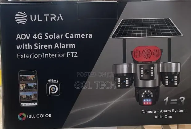 Ultra 4g Three Lens Aov Solar Camera · Photo 1