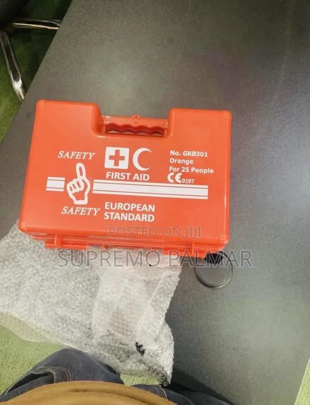 Orange Workplace Safety Box-Fastcare First Aid Kit for Up to 25 People · Photo 1