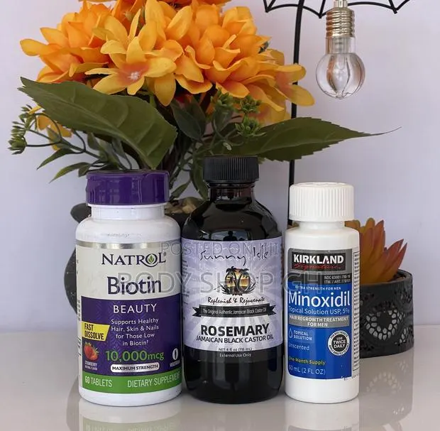 Kirkland Minoxidil + Rosemary Oil + Natrol Biotin for Beard · Photo 1