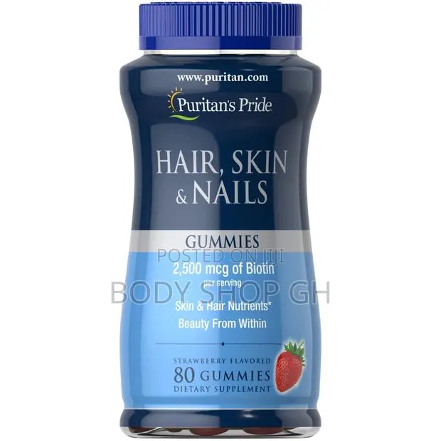 Puritans Pride Hair, Skin and Nail Gummy / Biotin + Collagen · Photo 1