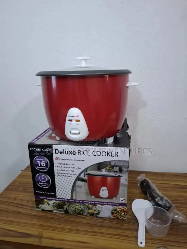 2.8l Kitchen Genie Deluxe Rice Cooker(red) From Uk · Photo 1