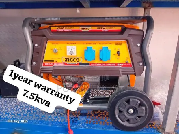 Alpha Relay Ingco 7.5kva 8500watts Petrol Generator · Photo 1