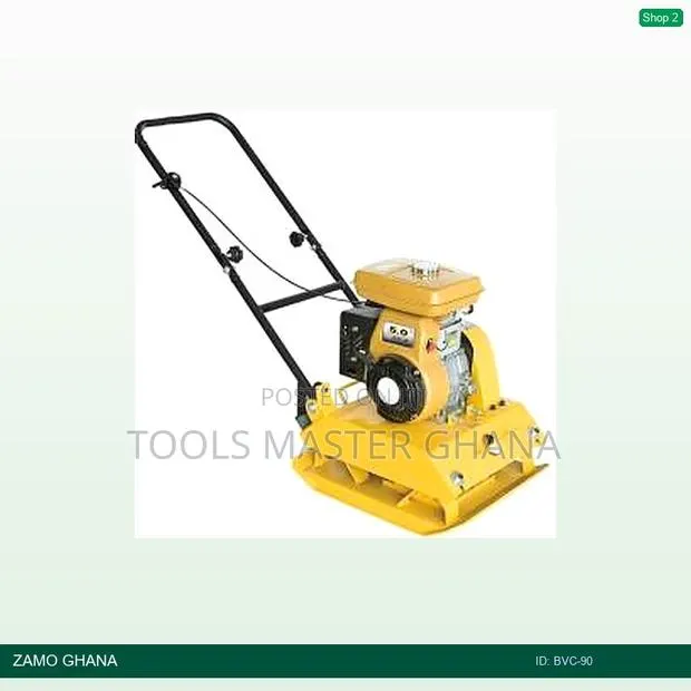 70kg Petrol Plate Compactor Robin Engine - 13kn 520x430mm 25c - BVC-90 · Photo 1