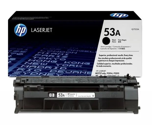 Original HP 53A (Q7553A) Black LaserJet Toner Cartridge · Photo 1
