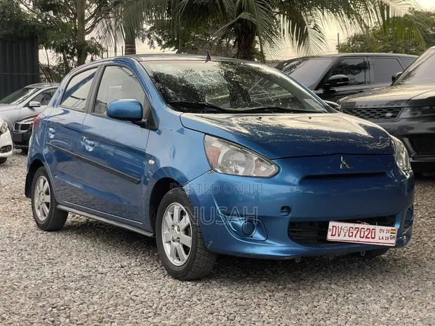 Mitsubishi Mirage DE 4dr Hatchback (1.2L 3cyl 5M) 2014 Blue · Photo 1