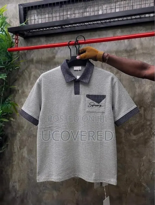 Short-Sleeved, Oversized Polo Shirt · Photo 1