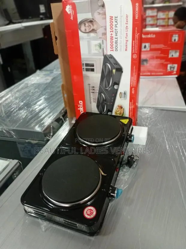 Decakila Twin Electric Hot Plate for Home Office · Photo 1