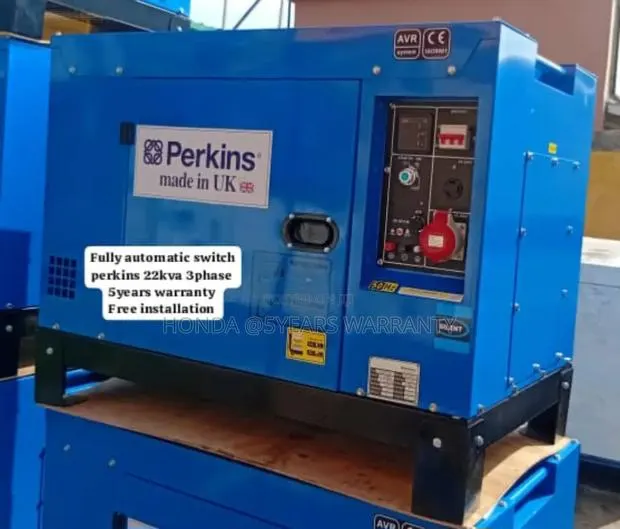 Power Max Systems Silent Perkins 22kva Diesel Generator Ats · Photo 1
