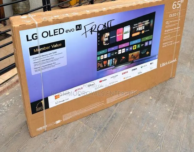 65 Inch LG OLED Evo AI C4 Smart Television · Photo 1