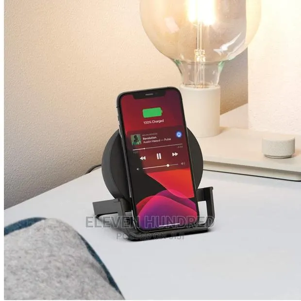 Wireless Charging Stand + Bluetooth Speaker · Photo 1