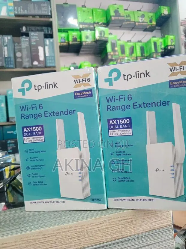 Tp Link Wi-Fi 6 Range Extender (Re505x) · Photo 1
