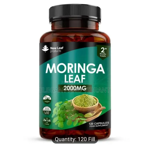 Moringa Leaf Cap - High Strength 2000mg Pure Extract Powder · Photo 1