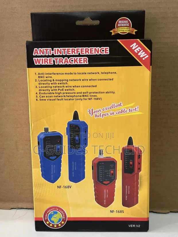 Noyafa Wire Tracker Nf-168s and Cable Tester for Rj11, Rj45, and BNC · Photo 1