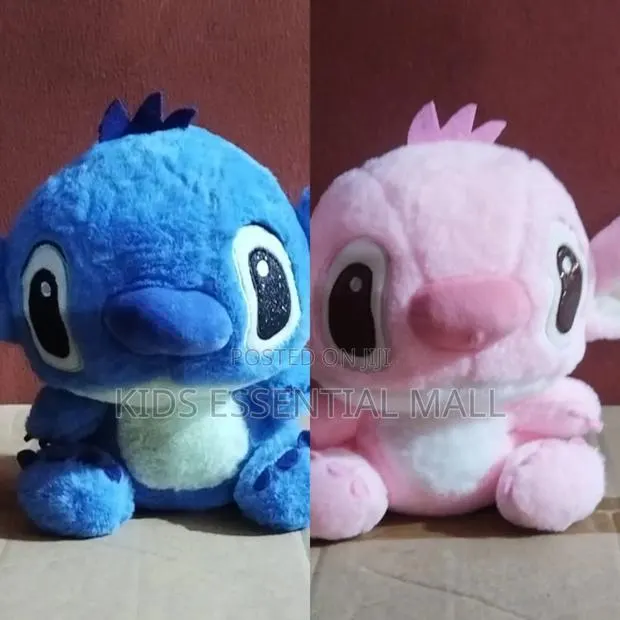 Blue and Pink Stitch Cartoon Teddy Bear for Kids · Photo 1