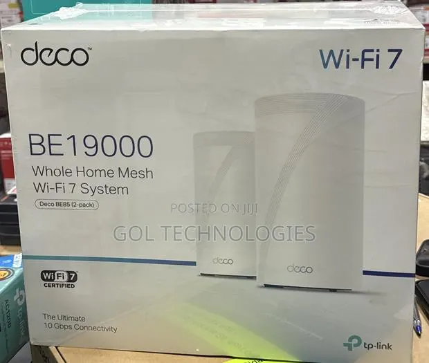 TP-Link Be19000 Mesh Wifi 7 System Deco Be85 2 Pack · Photo 1