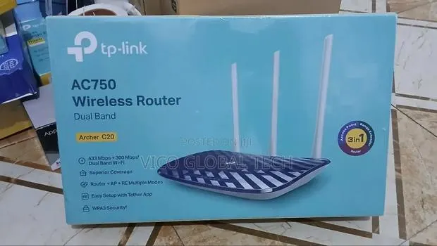 Tp-link Ac750 Archer C20 Dual Band Router · Photo 1