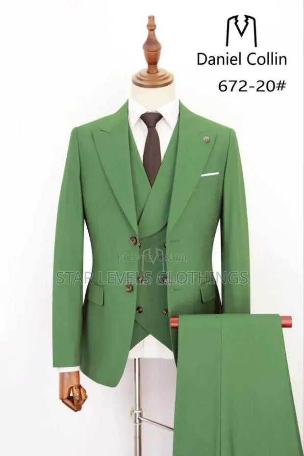 Green and Gray 3pcs Suits (Daniel Collin Suits) · Photo 1