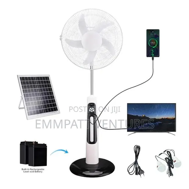 High Class Durable Rechargeable With 2 Bulbs and Solar Panel · Photo 1
