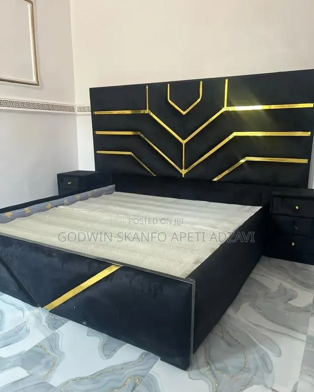 King Size Bed Frame and Side Drawer Available · Photo 1