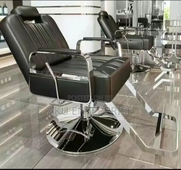 Reclining Salon Barber Chair Hydraulic Lift Heavy Duty Hair Styling · Photo 1